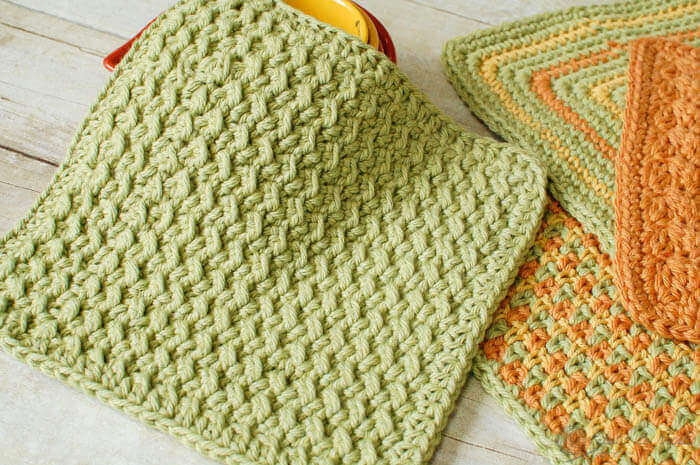 Crunchy Stitch Dishcloth