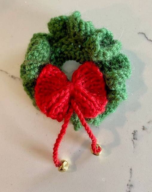 Christmas Wreath Scrunchie
