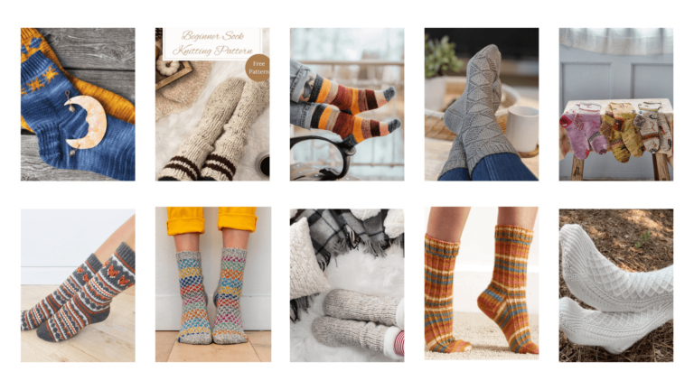 Give knitting socks a try this year!