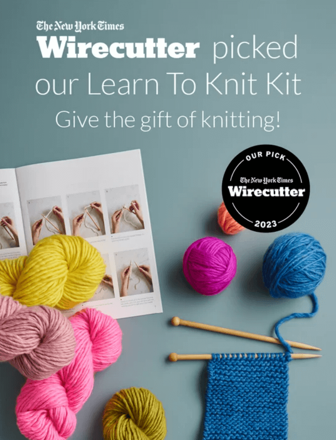 Learn to Knit Kits - Best Beginner Knitting Kits by The Spinning