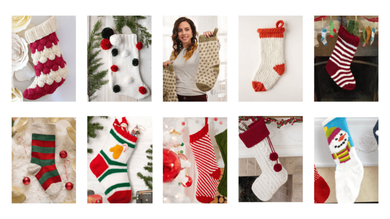 Knit Christmas stockings!