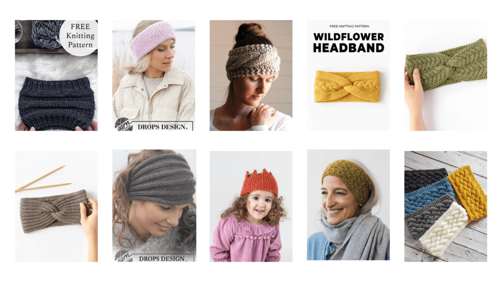Knit headband patterns!