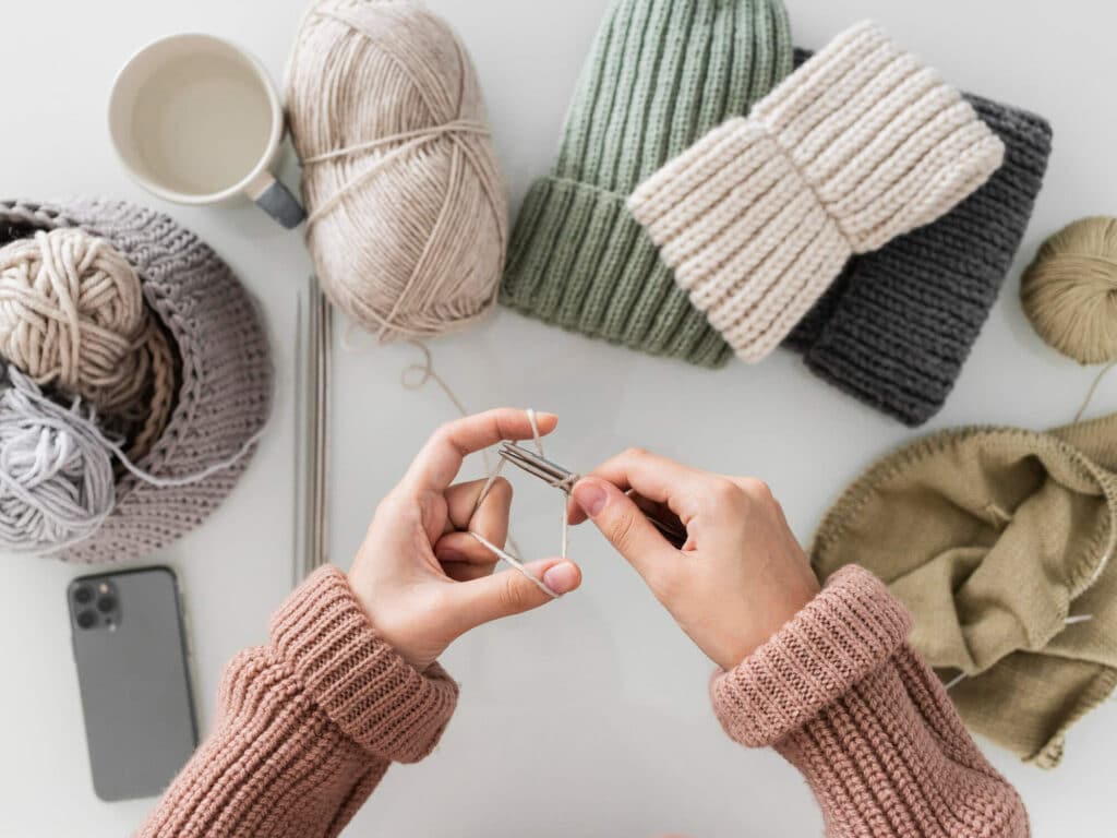 Learn to Knit Hat Knitting Loom Kit Kids Crochet Kit for Beginners