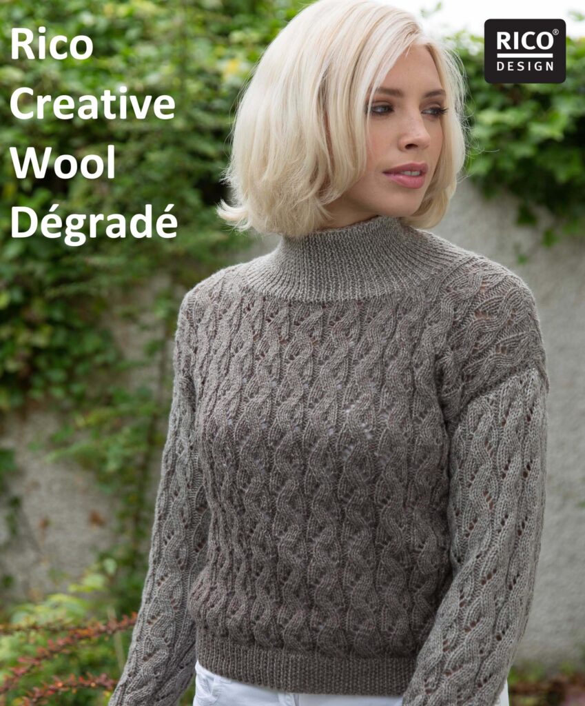 Sweater in Wool Dégradé