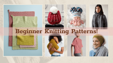 easy knitting patterns for beginners