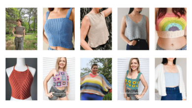 Crochet crop top patterns