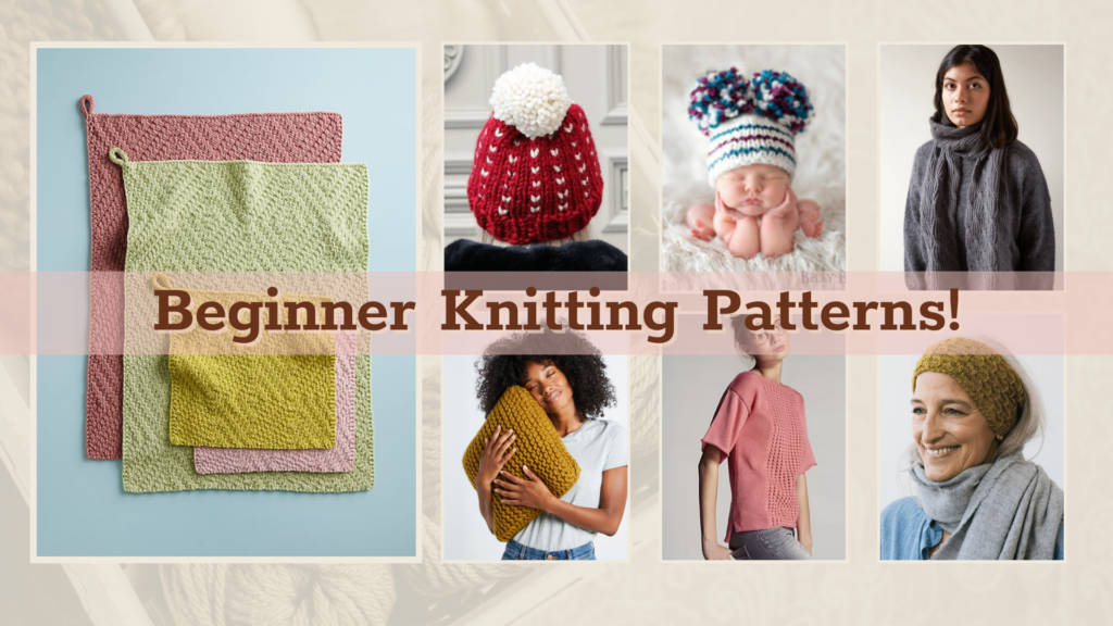 Knitting patterns for beginners!