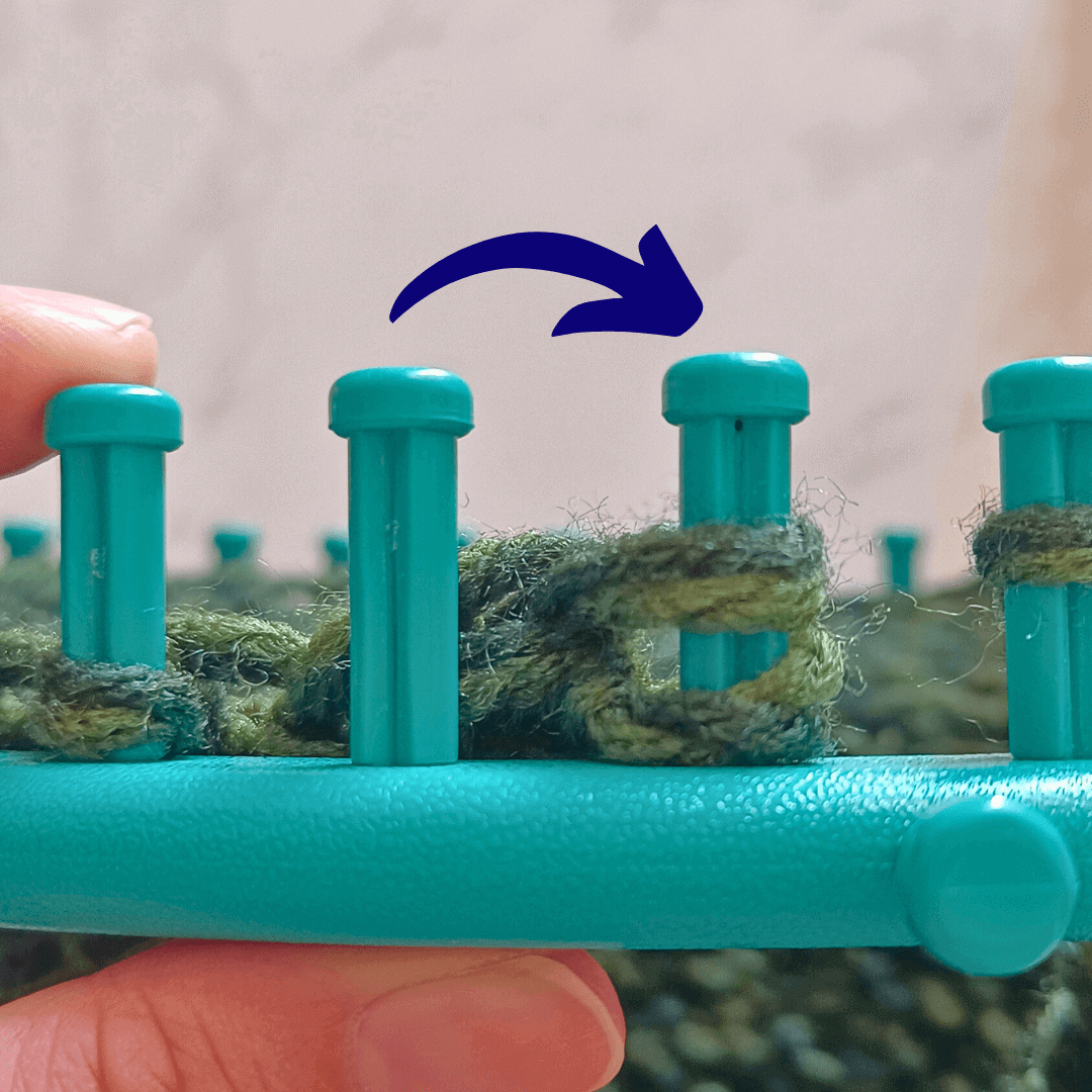 Free Loom Knit Scarf Pattern: The Mossy Forest Path Infinity Scarf ...