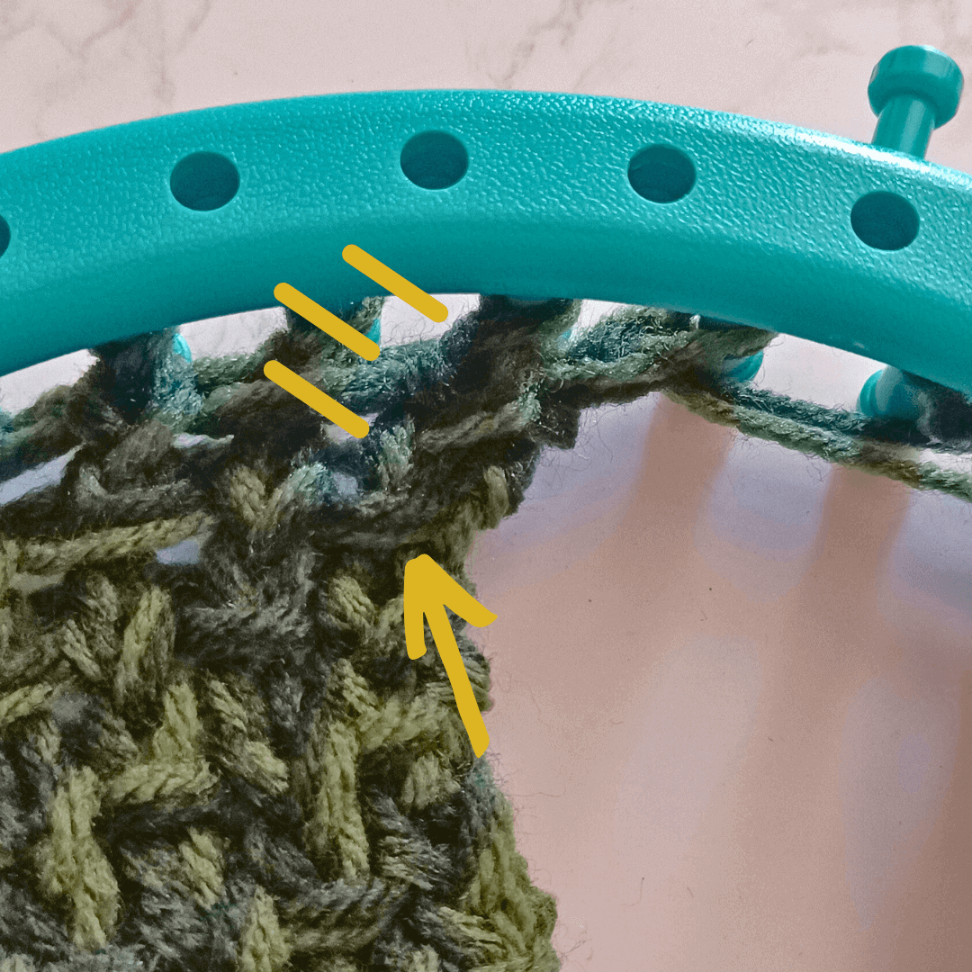 Free Loom Knit Scarf Pattern: The Mossy Forest Path Infinity Scarf ...
