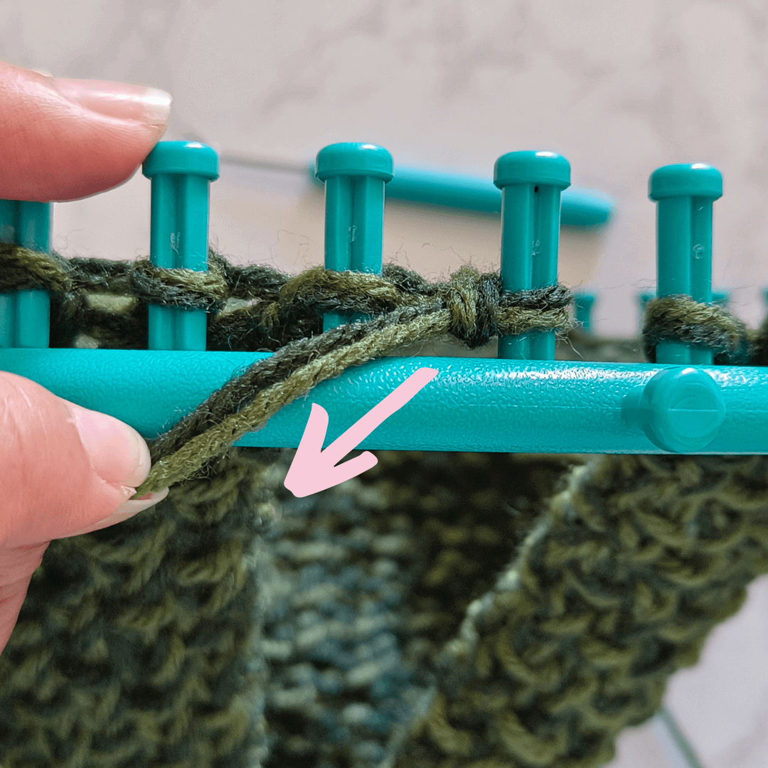 Free Loom Knit Scarf Pattern: The Mossy Forest Path Infinity Scarf ...