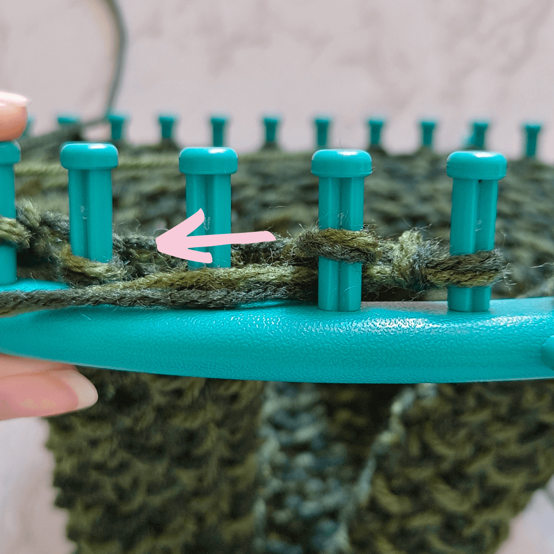 Free Loom Knit Scarf Pattern: The Mossy Forest Path Infinity Scarf ...