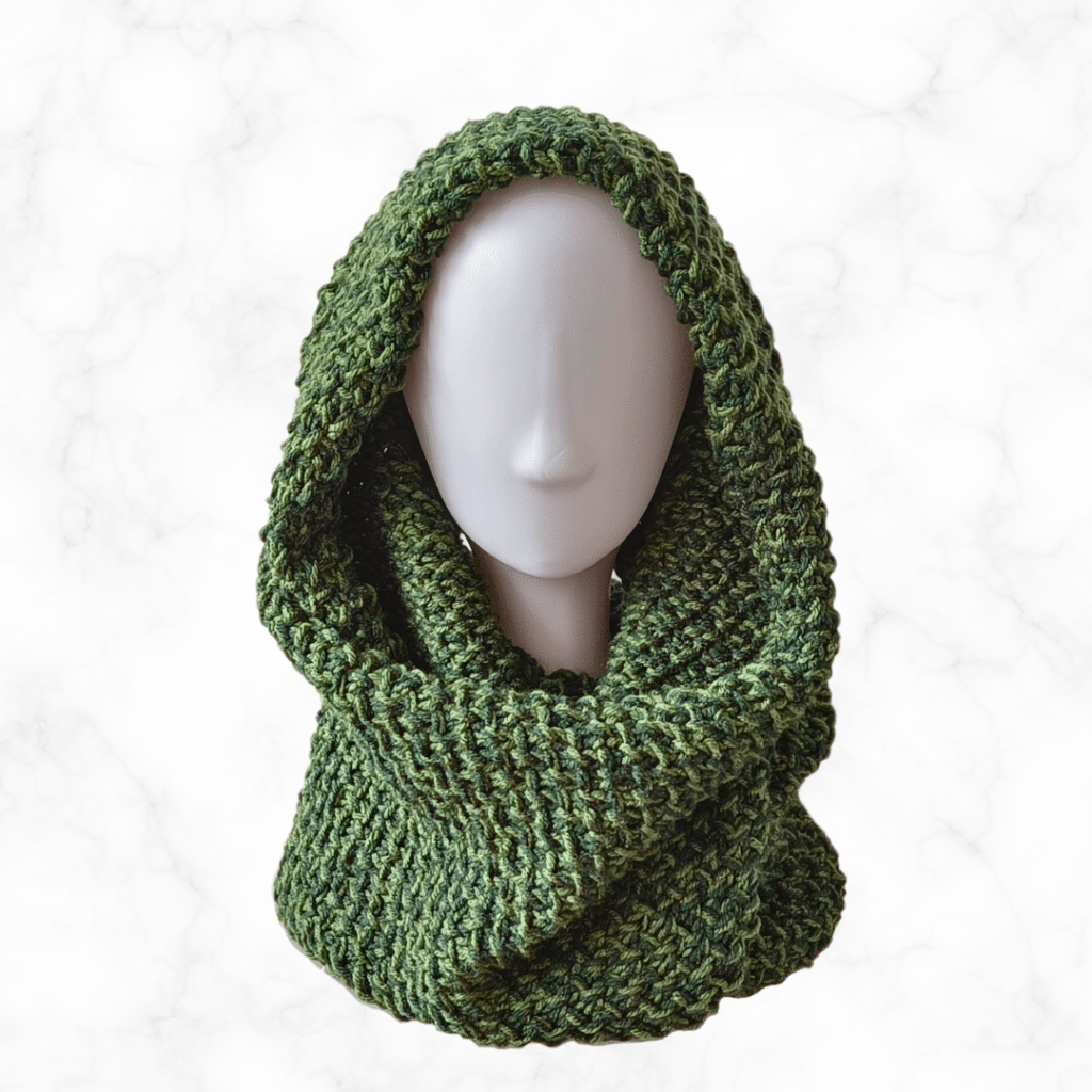 Loom knit scarf pattern. The Mossy Forest Path