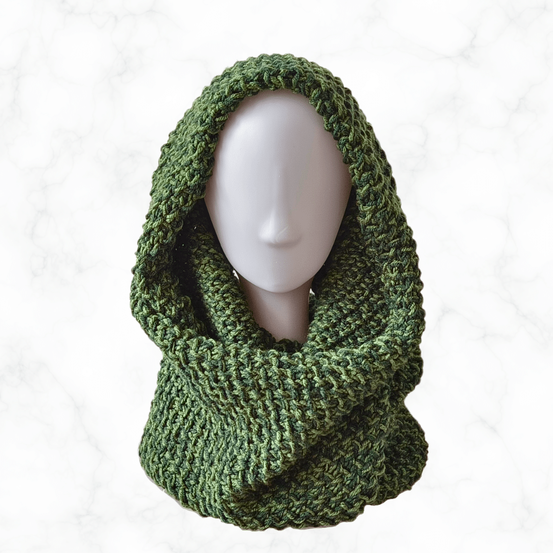 Free Loom Knit Scarf Pattern: The Mossy Forest Path Infinity Scarf ...