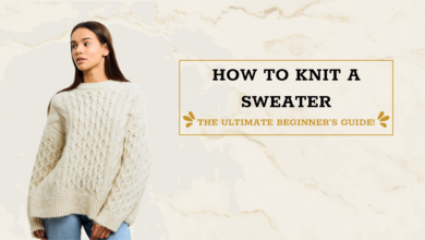 How to knit a sweater for beginners