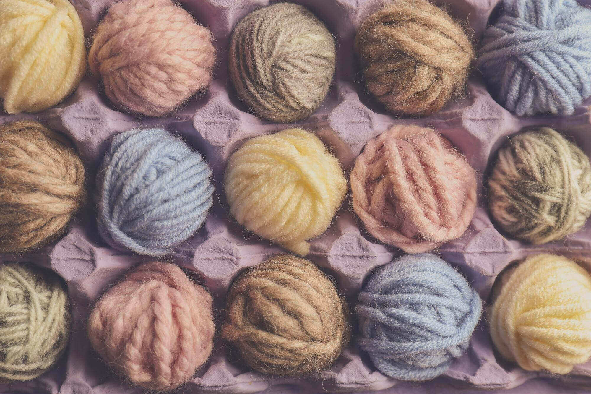 Yarn for knit sweater patterns