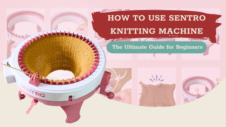 how to use sentro knitting machine