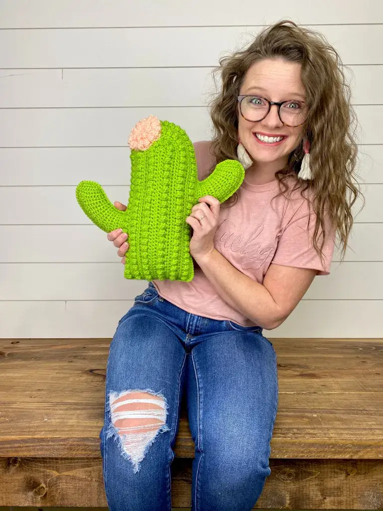 Crafty Cactus Pillow 2020