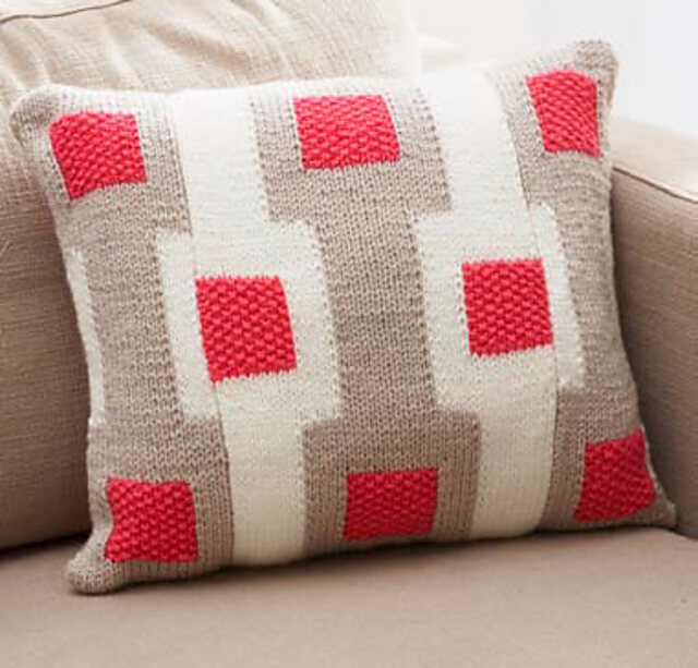 Graphic Gridwork Pillow