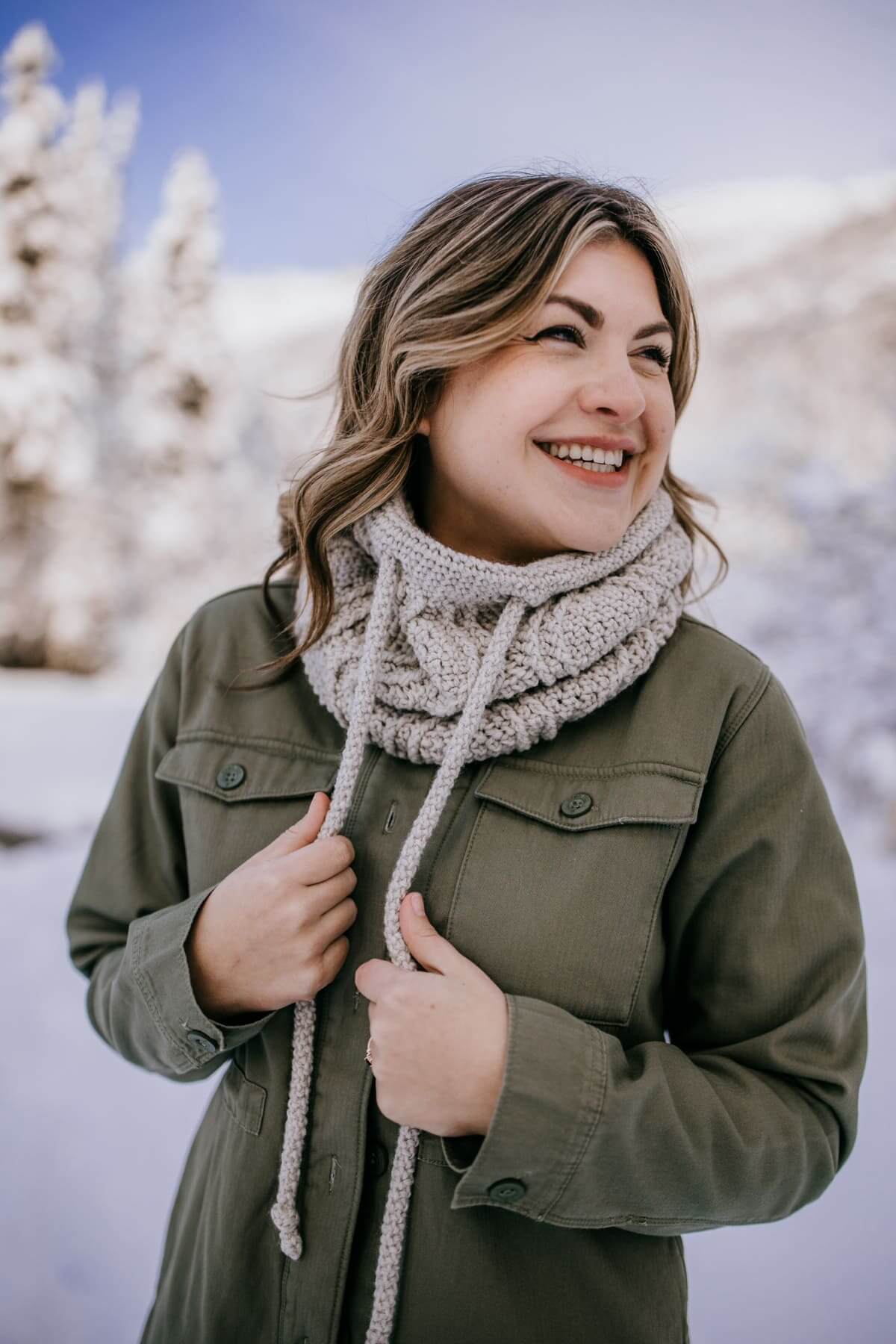 Winter Wonder Drawstring Cowl