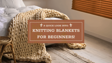 How to knit a blanket