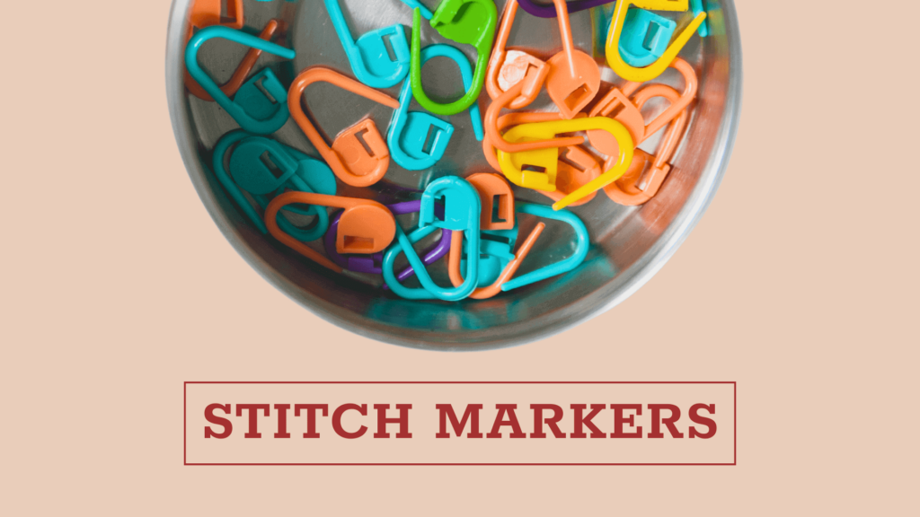 Locking stitch markers for knitting and crochet