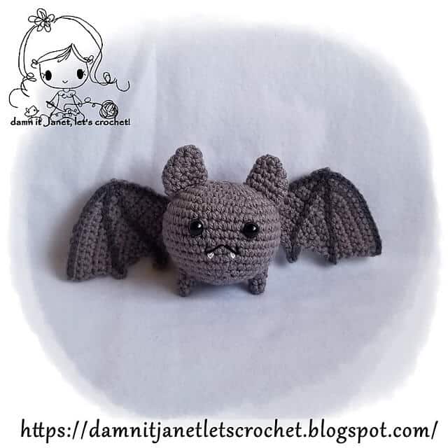 Round Plush Bat