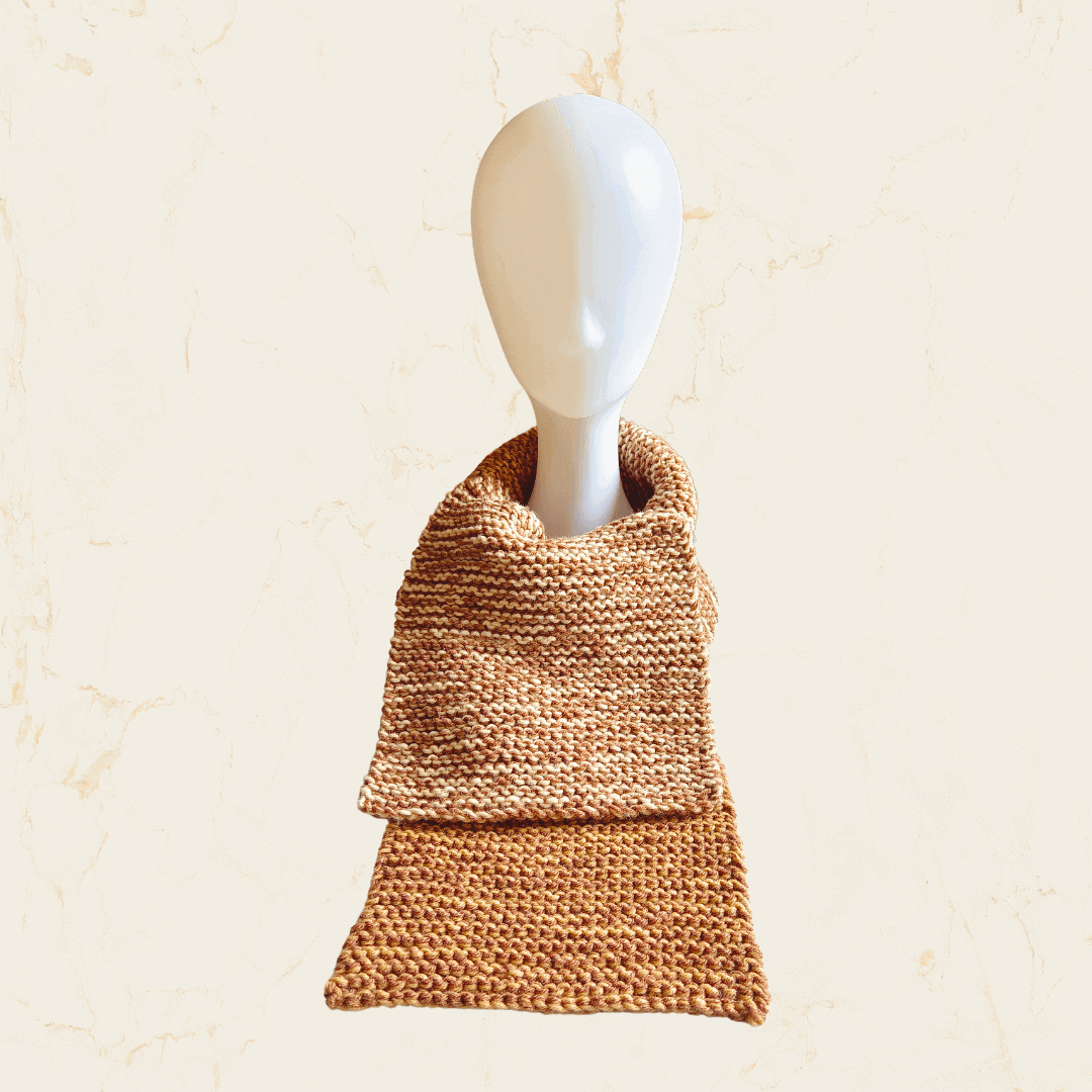 The All-Knit Stitch Chunky Scarf