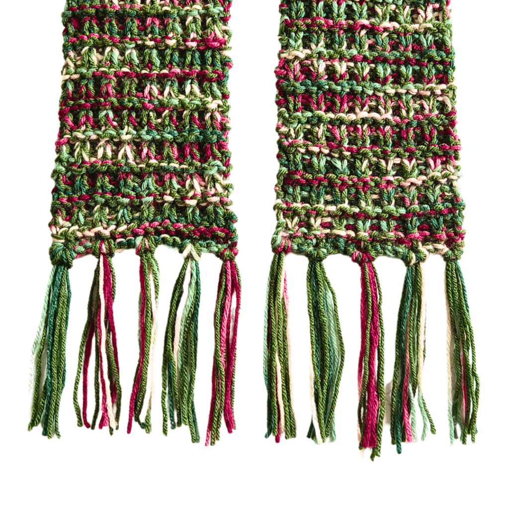 How your scarf fringe should look