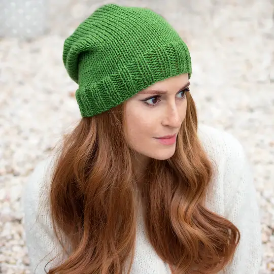 Beginner Flat Knit Hat