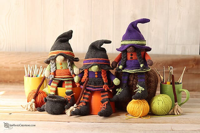 Witch Gnome and Broom