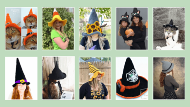 crochet witch hat patterns