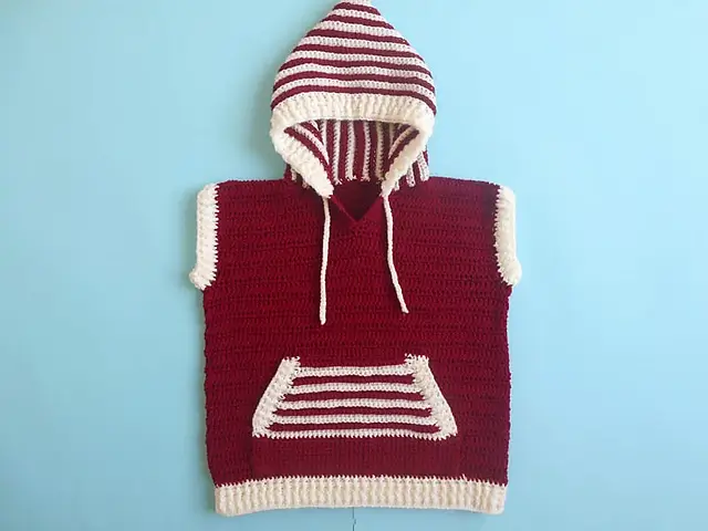 Toddler Hooded Vest Sweater