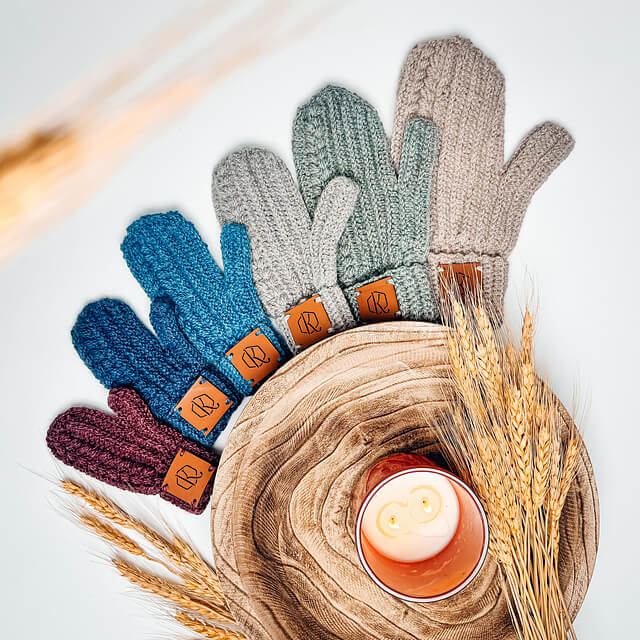 Autumn Wheat Mittens