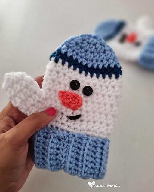 Snowman Mittens