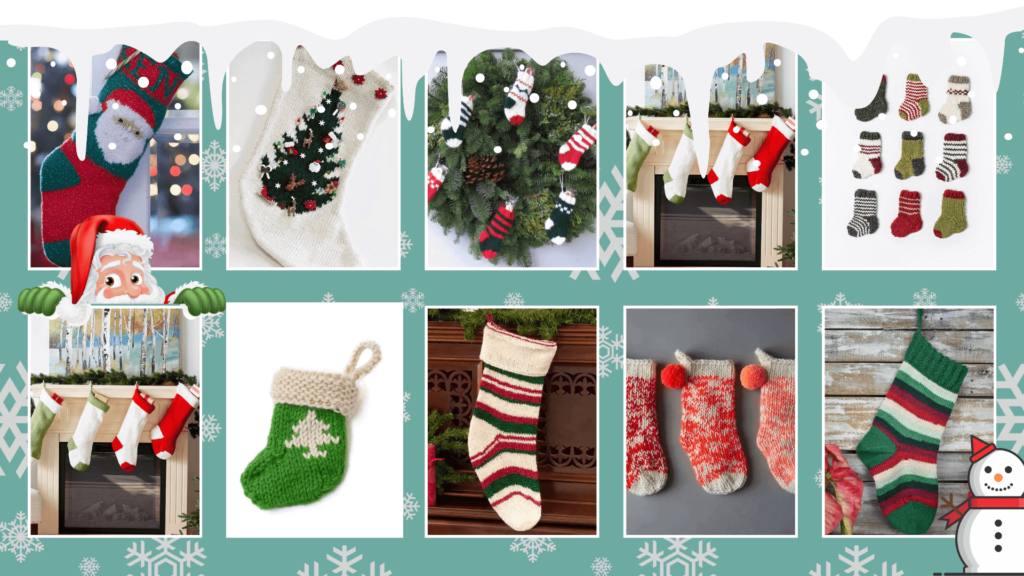 Christmas stocking knitting patterns