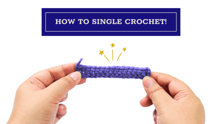 how to single crochet