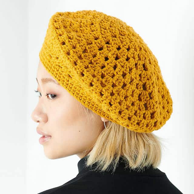 Granny Square Beret