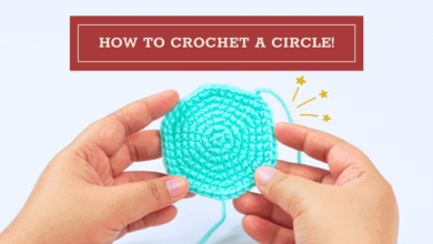 How to crochet a circle