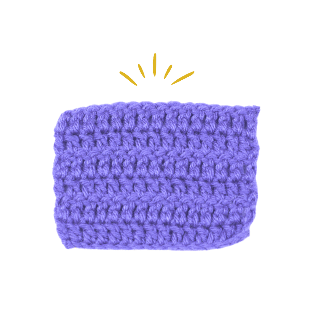 double crochet stitch