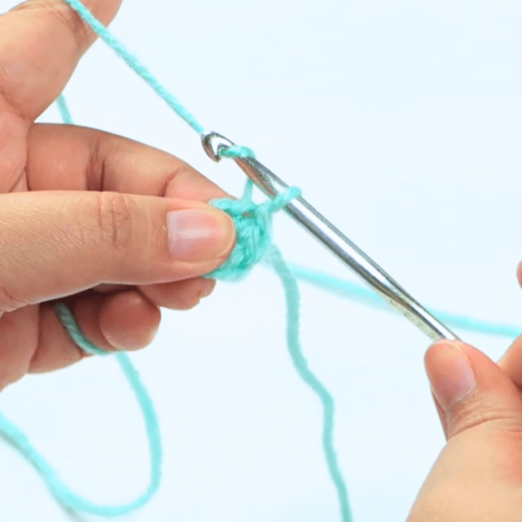 Step 3: Chain 1

A chain 1 is usually made after your crochet slip stitches. This is done to go up a new row or to secure the stitch in place when binding off. 

If you're finishing off your work, simply cut the yarn and pull it through the loop. This will lock the stitch in place.