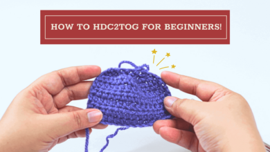 hdc2tog crochet decrease