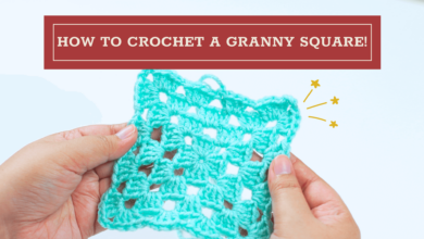 how to crochet a granny square