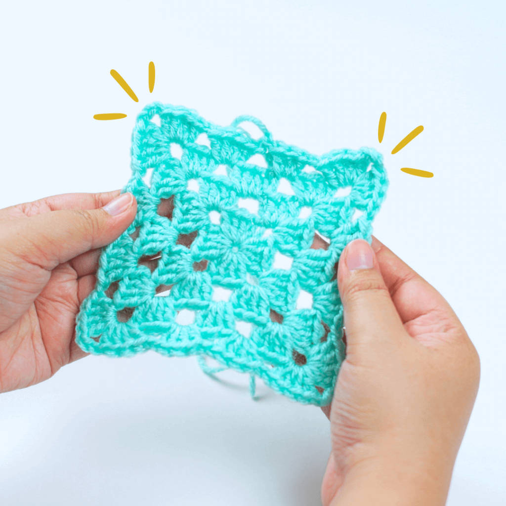 how to crochet a granny square