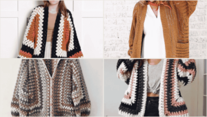 hexagon cardigan crochet patterns