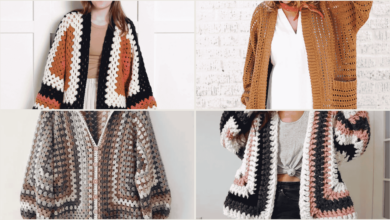 hexagon cardigan crochet patterns