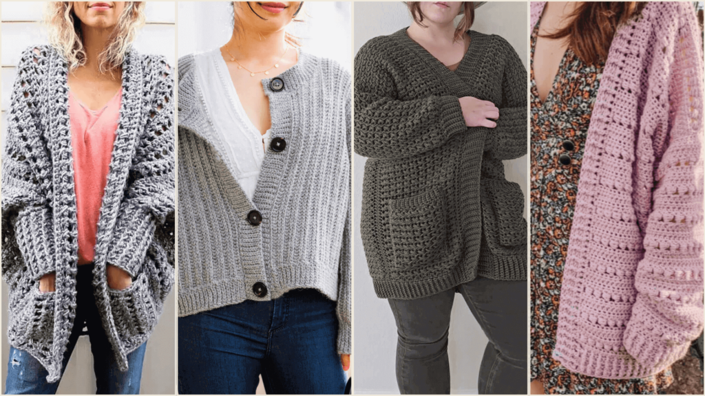 oversized cardigan crochet patterns