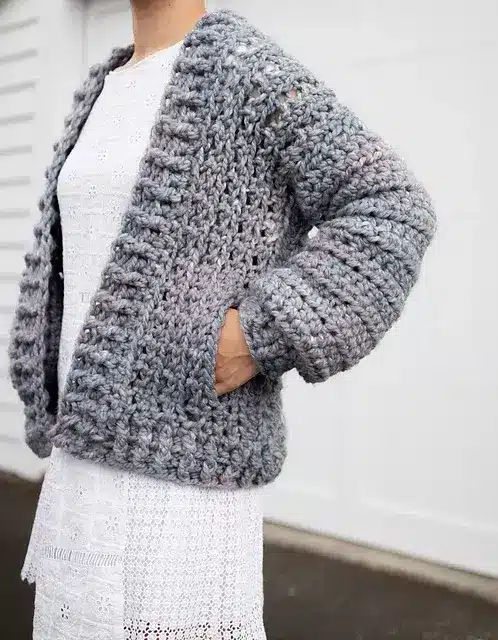 Chunky Bomber Cardigan