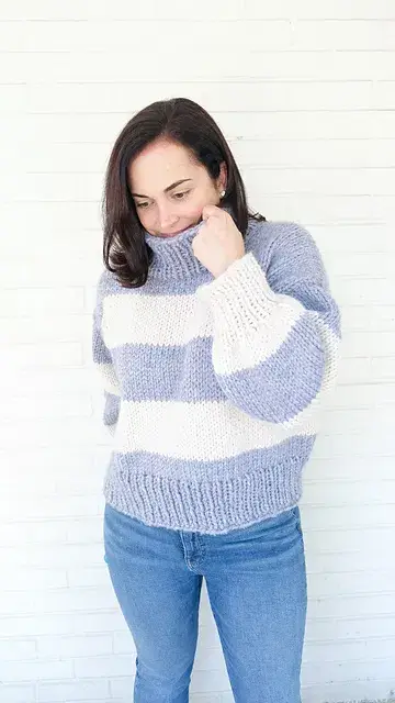 The Jennifer Striped Pullover