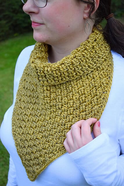 Bandana Basketweave Cowl