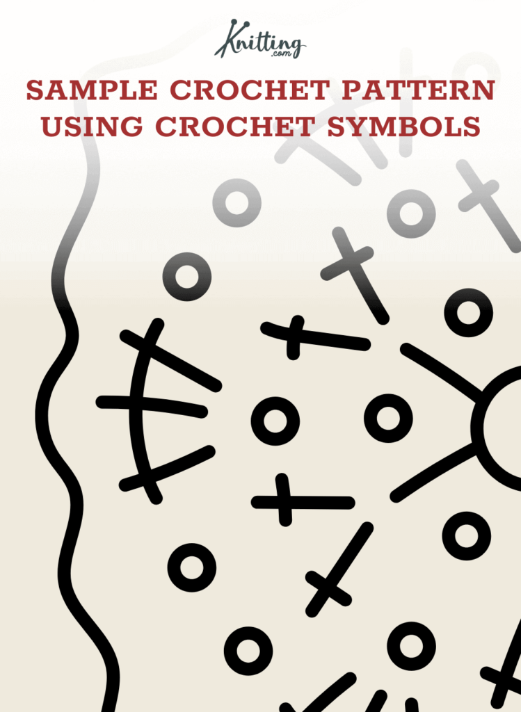 sample of Crochet chart symbols